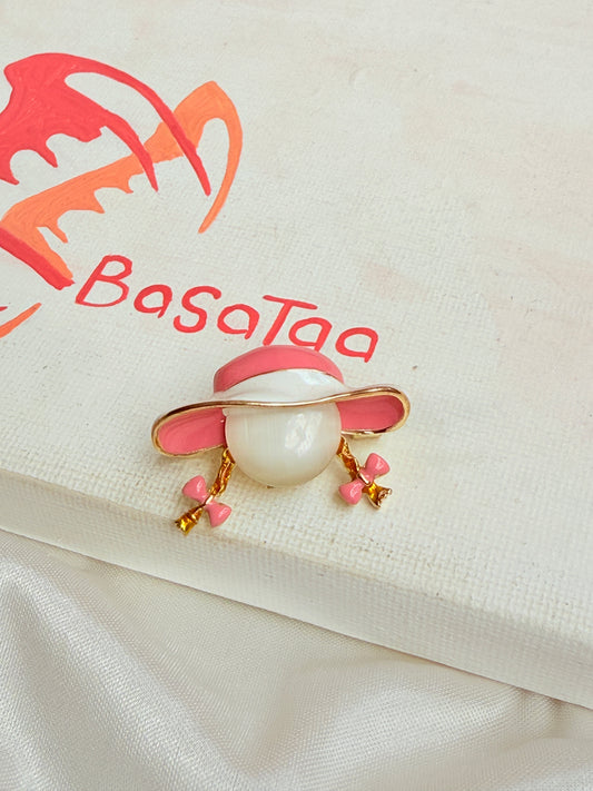 Pinkish Hat Pin