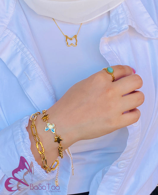 Blue Butterfly Bracelet