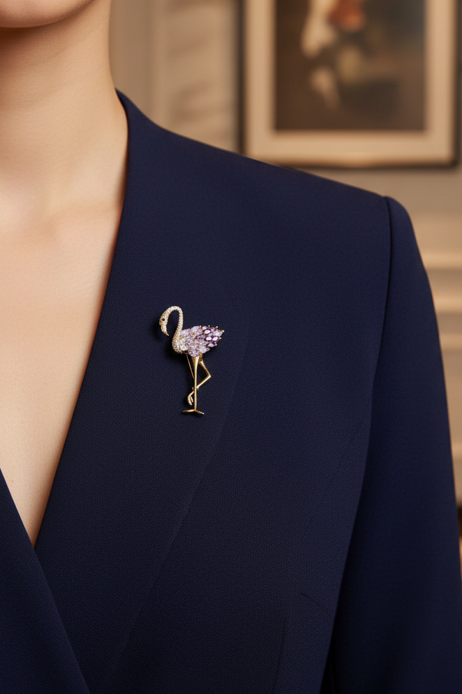 Lavender Brooch