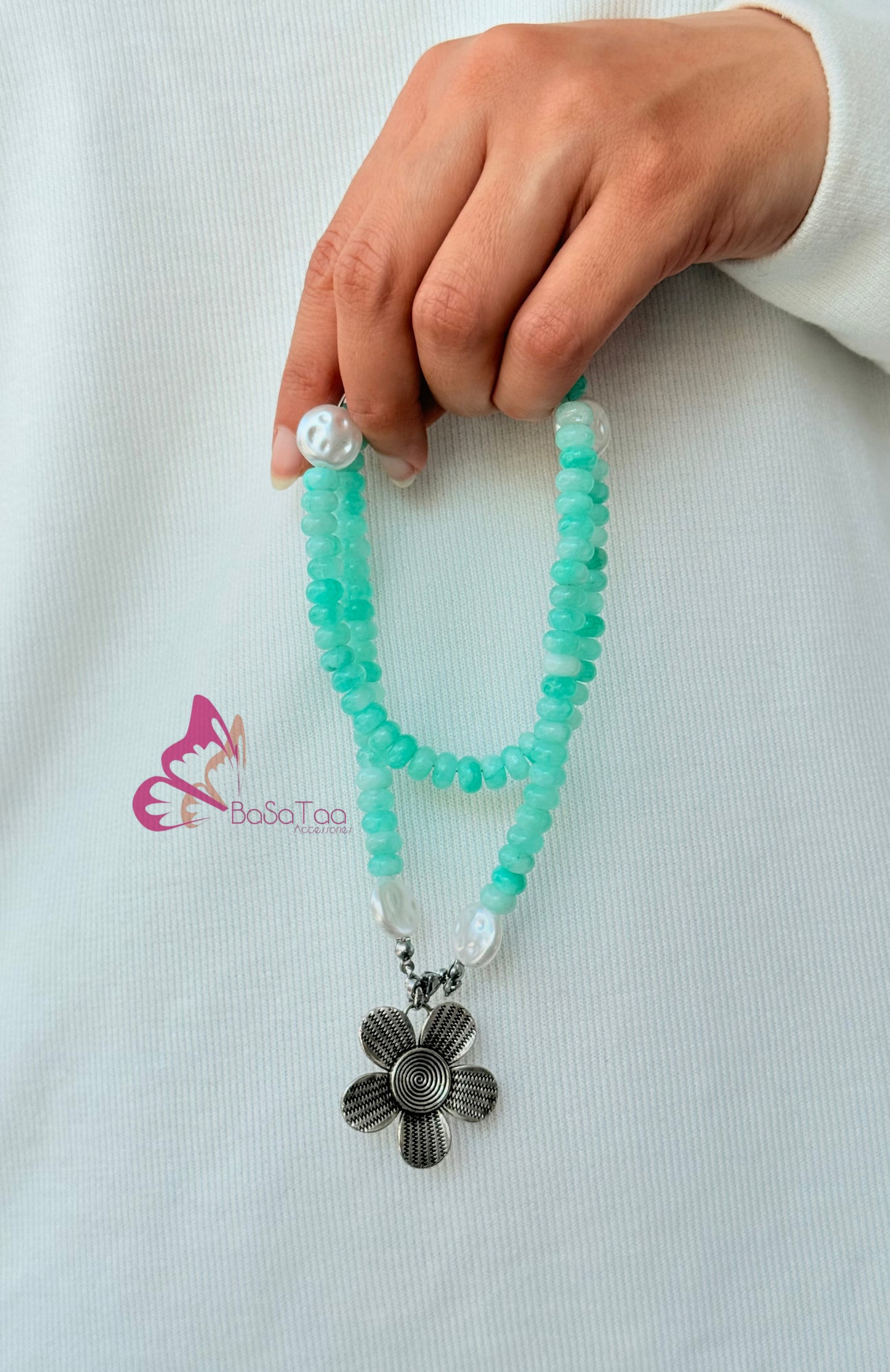Tiffany Agate Sebha & Necklace
