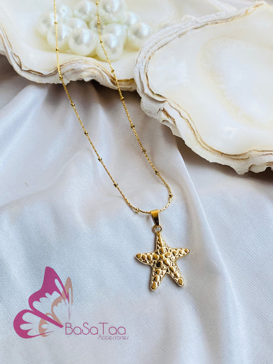 Star Fish Stainless Necklace