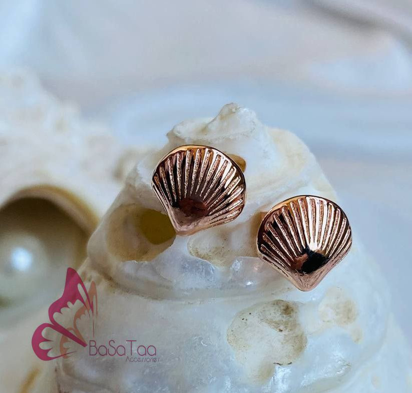 Sea Shell Silver Earring