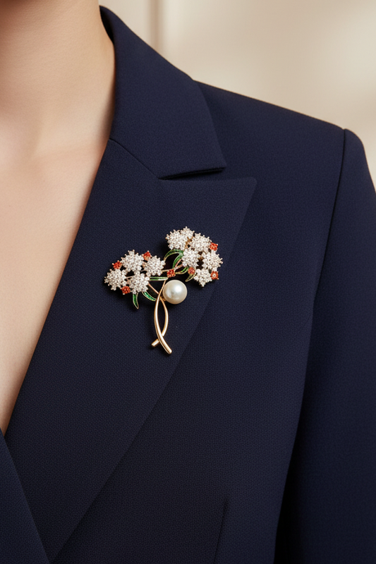 Pearl Sand Brooch