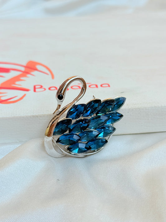 Royal Blue Swan