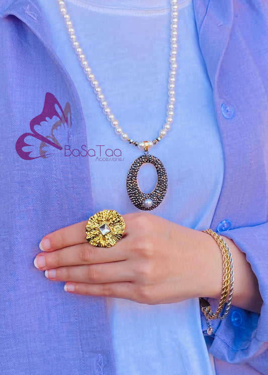 Shinny Pendant With Zircon