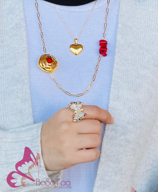 Red Stones Necklace