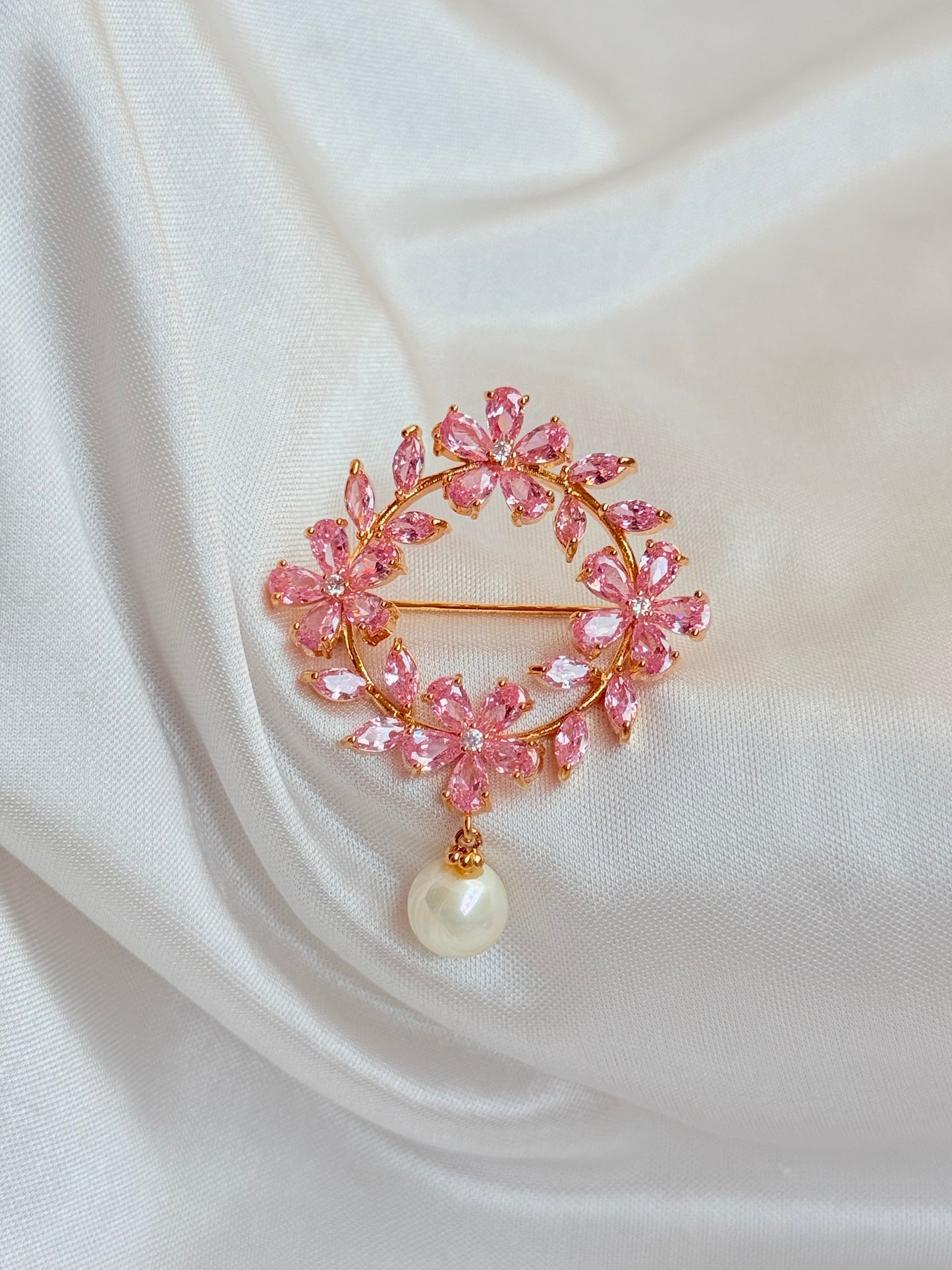 Silky Rose Brooch