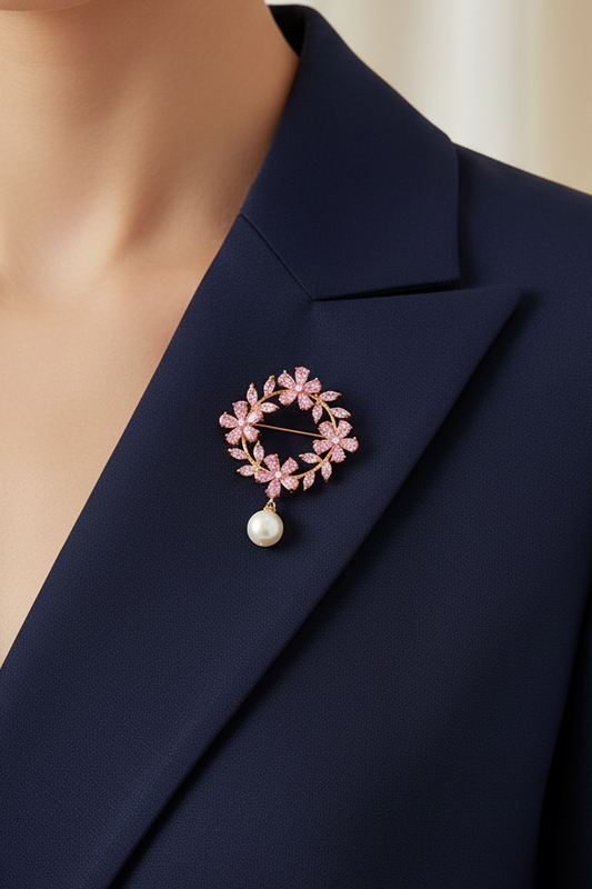 Silky Rose Brooch