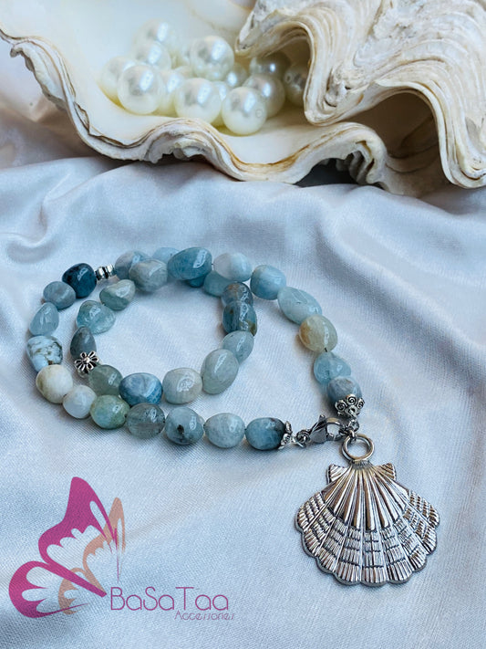 33 Beads Aquamarine Misbaha