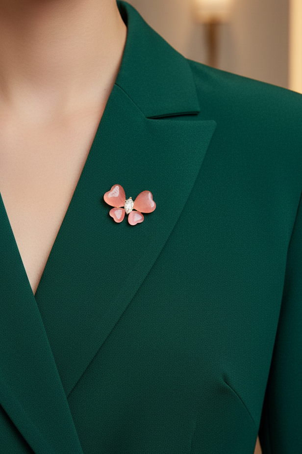 Rose Dust Brooch