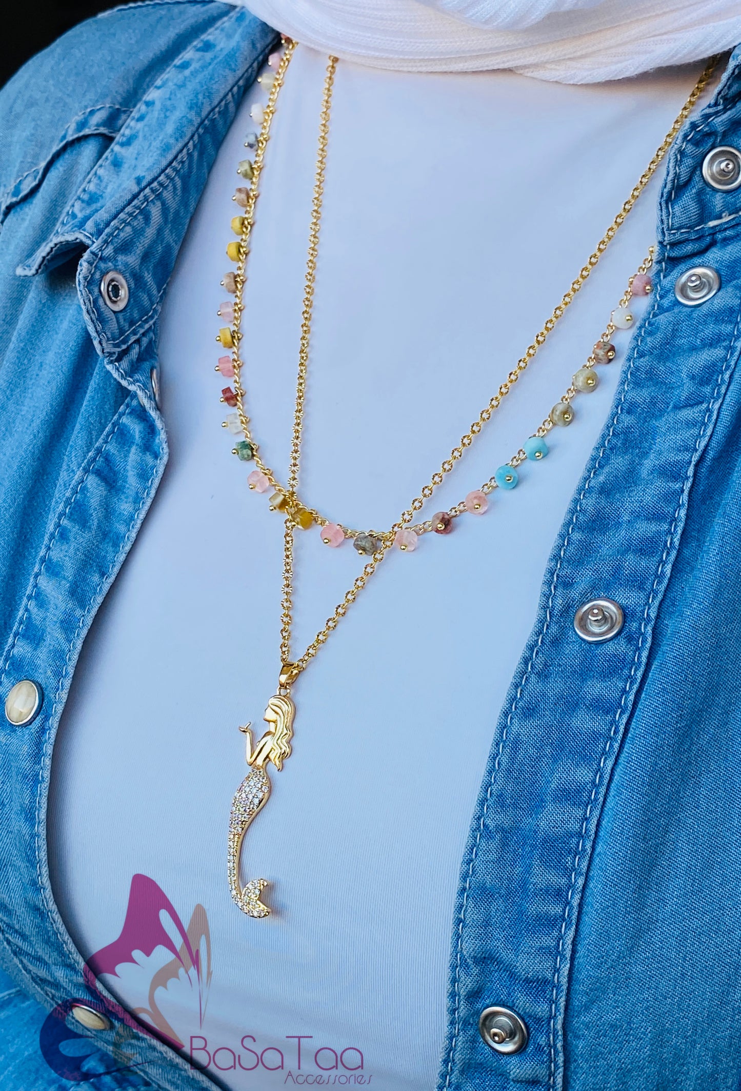 Mermaid Necklace “ Each Piece sold separately “
