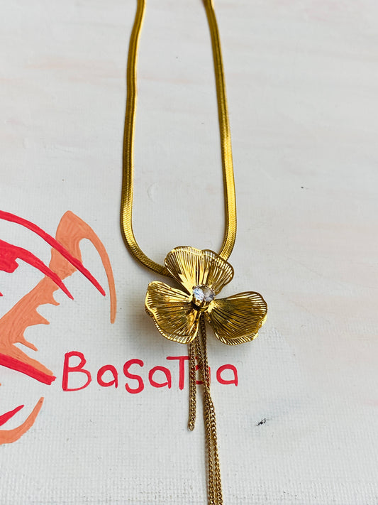 Spring Flower Stainless Neck