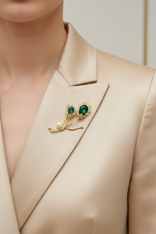 Ivory Charm Pin