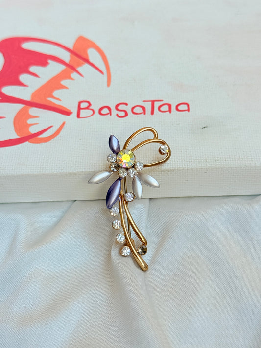 Lavender Petals Pin