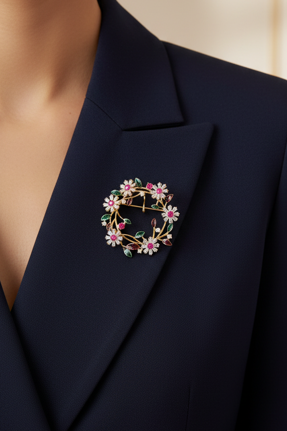 Nude Bloom Brooch