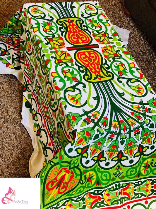 Green Velvet Table Cover