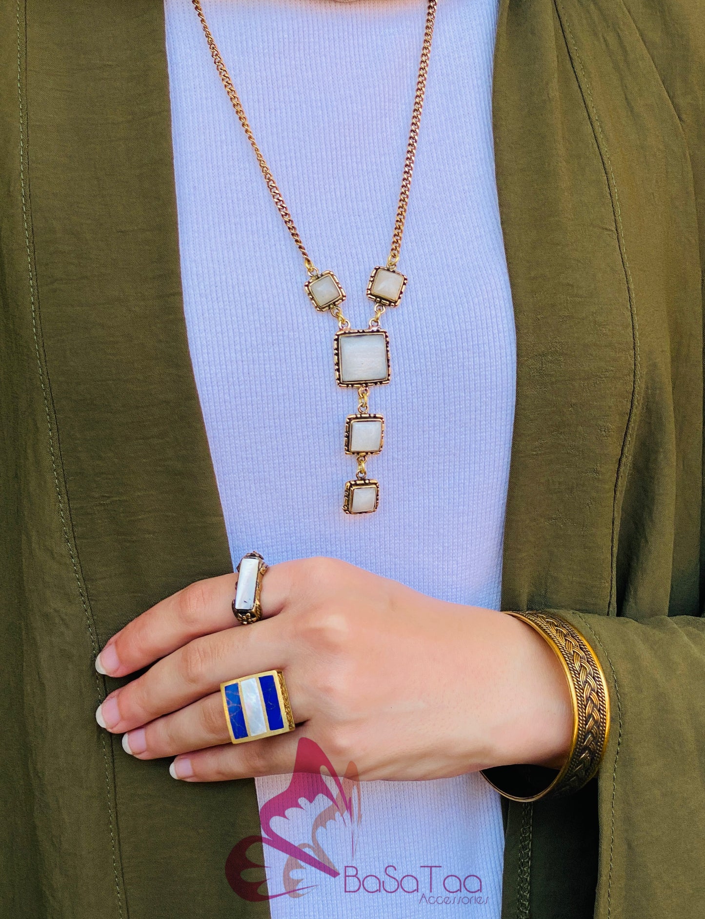 Copper & Sea Shells Necklace