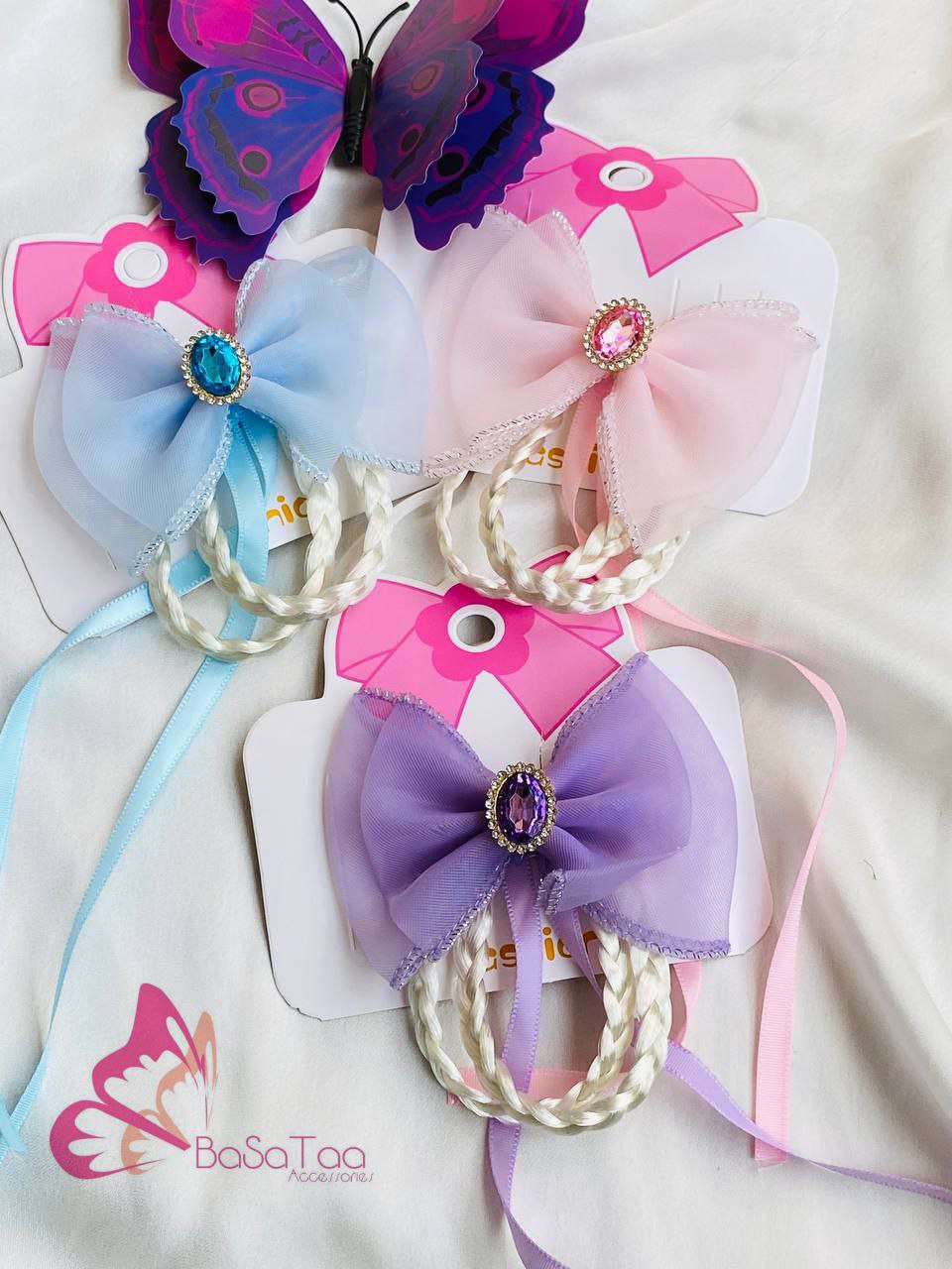 Chiffon Hair Clips