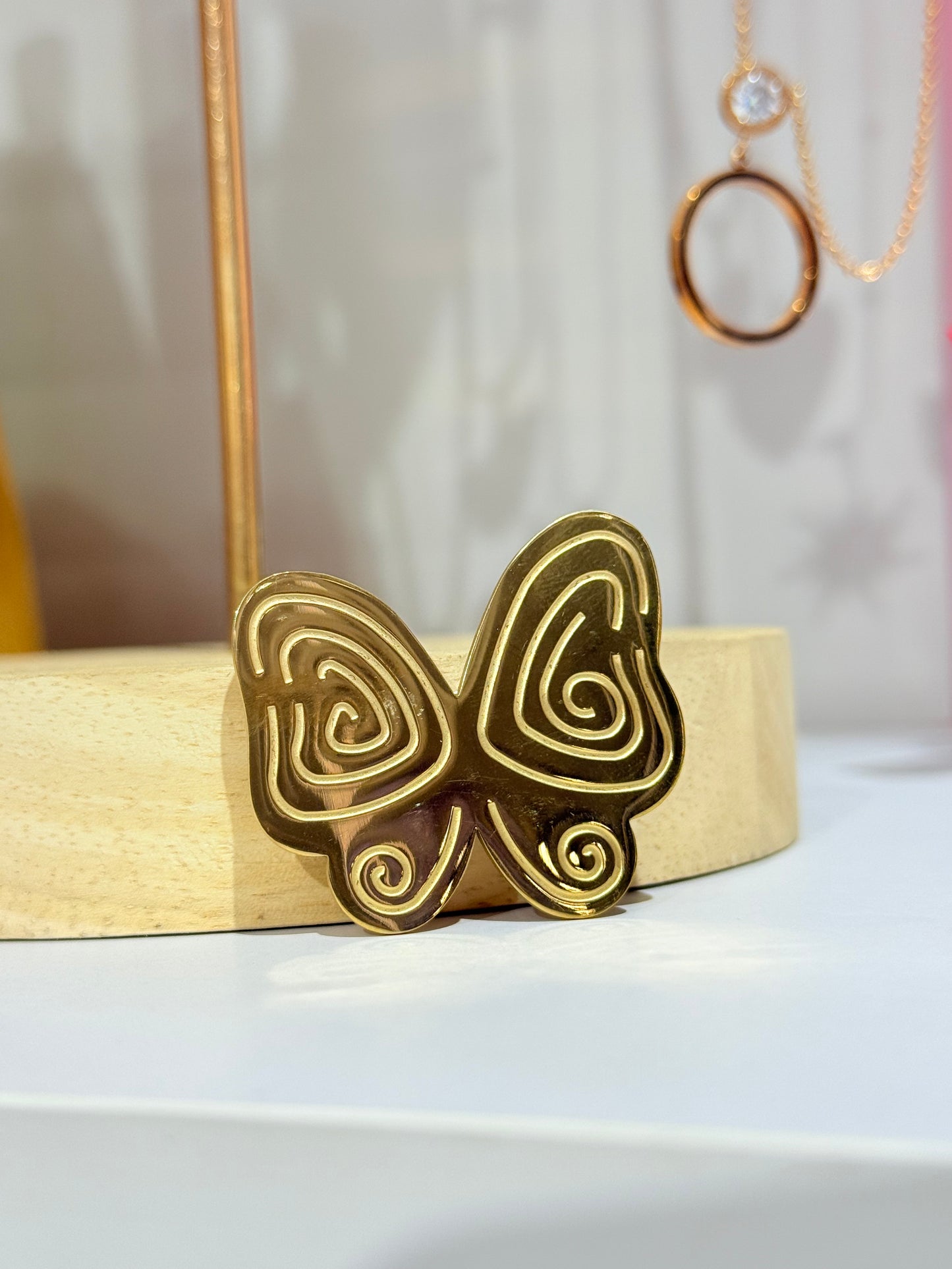 Butterfly Maze Brooch