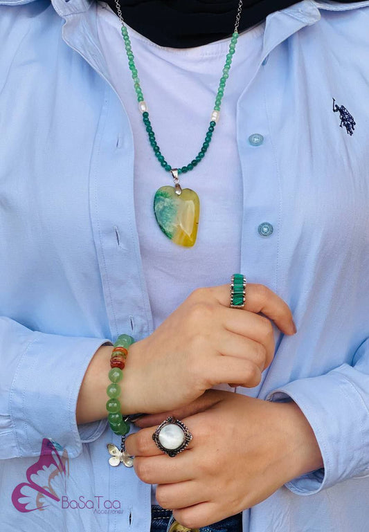 Lemon Heart Necklace