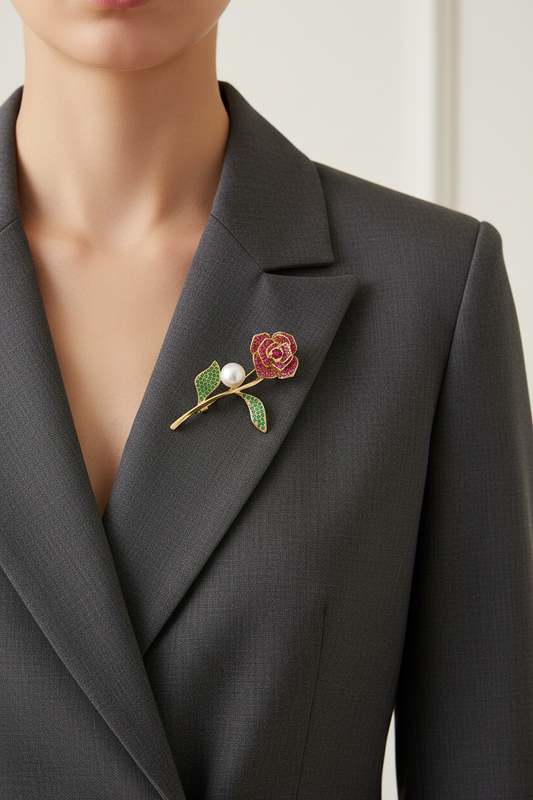 Pearl Glow Brooch