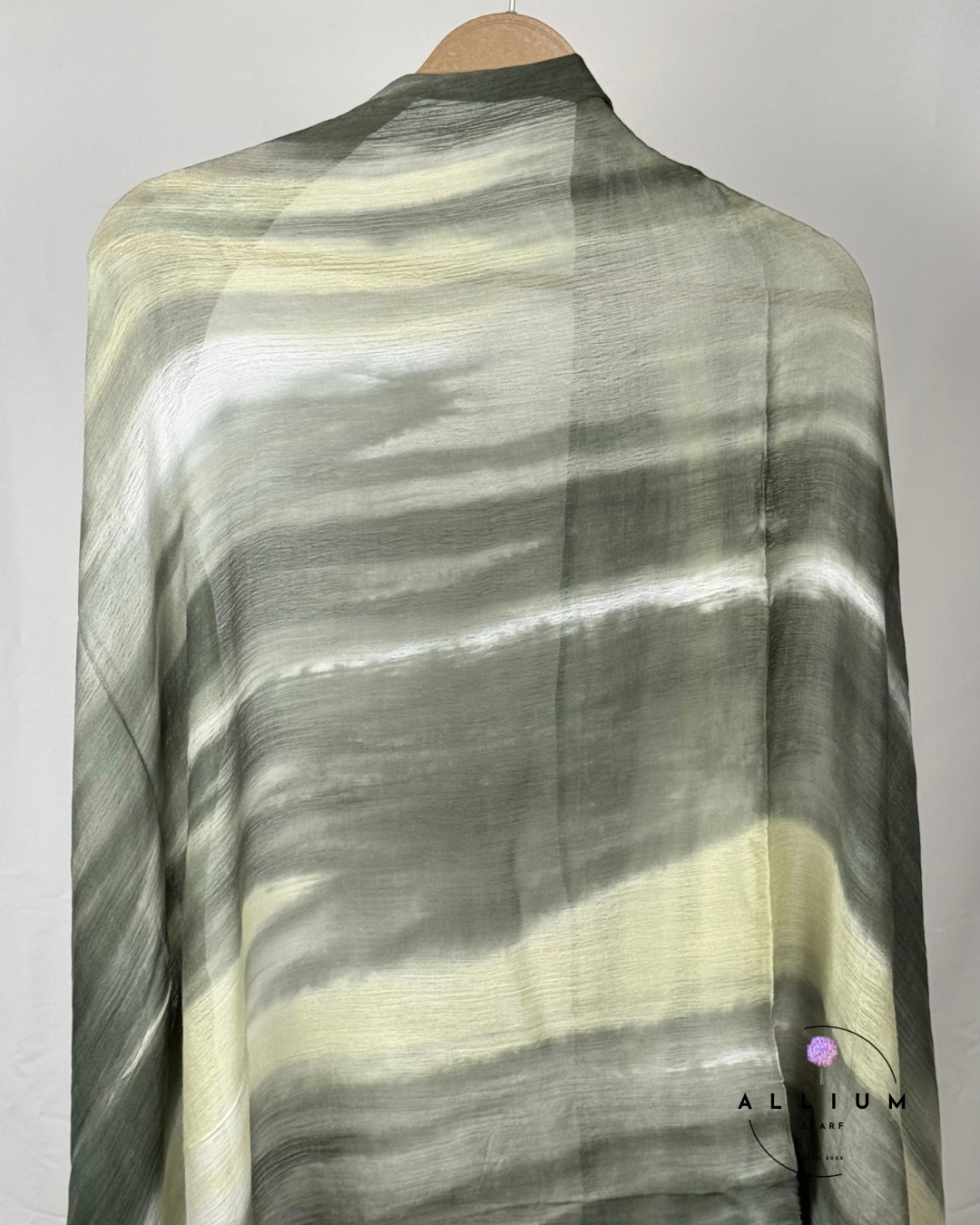 Original Ruffled Thailandi Scarf – Sage Mist