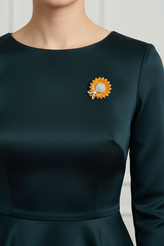 Sunflower Brooch