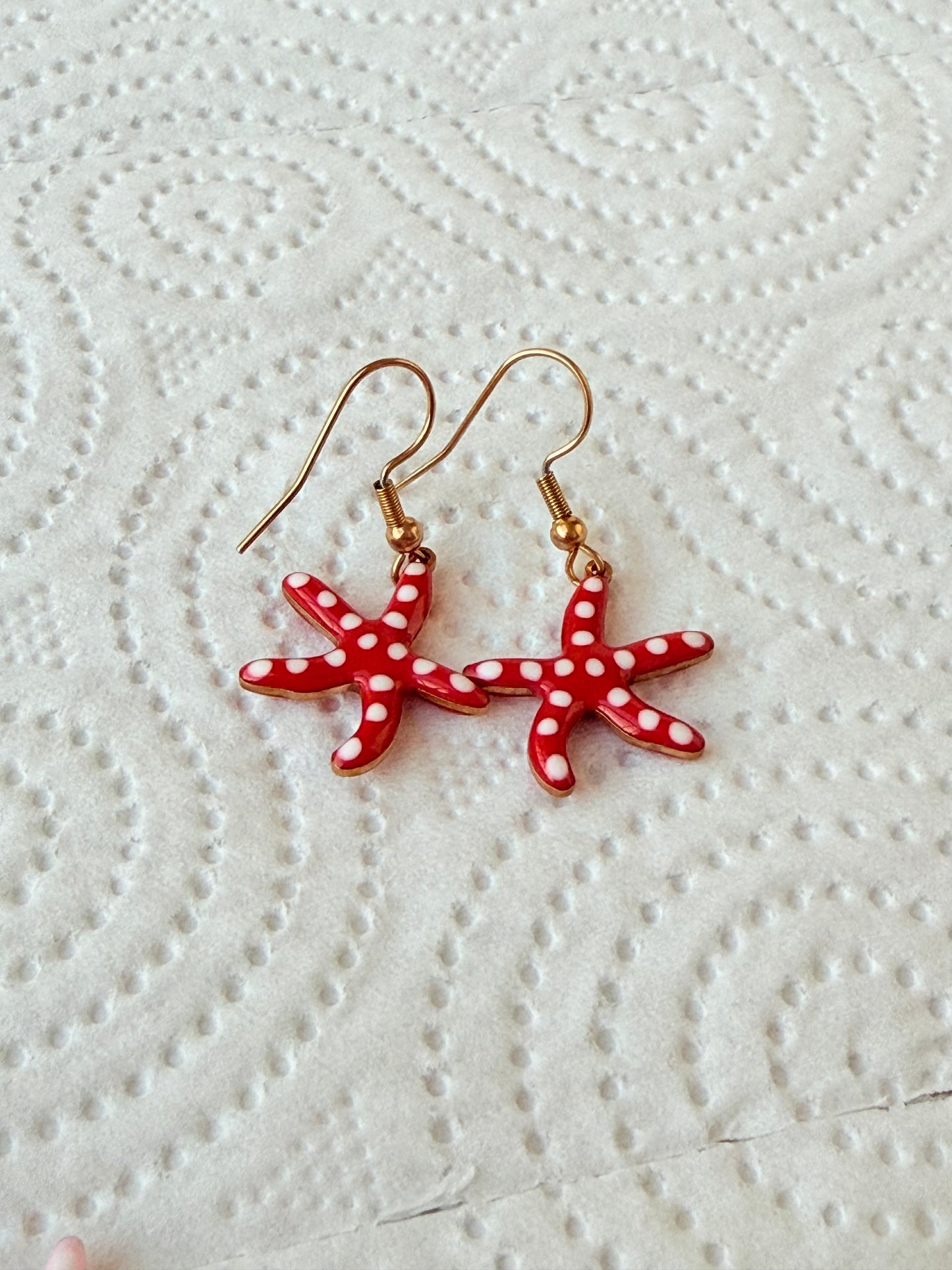 Sea Ruby Earrings