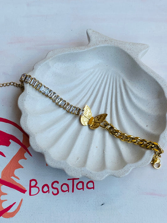 Butterfly Stainless Bracelet