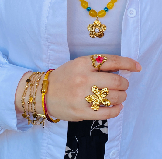 Fuchia &  Gold