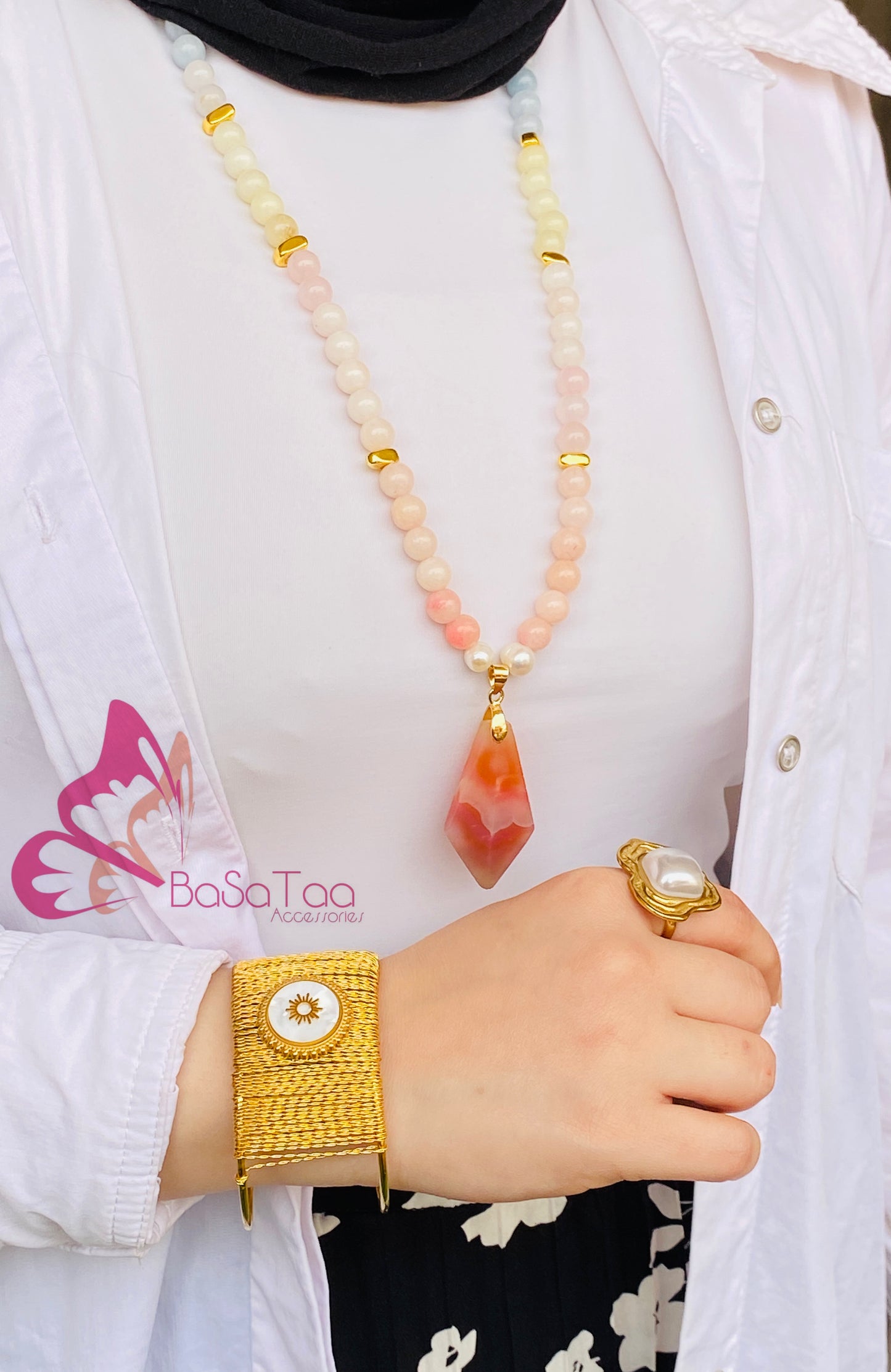 Pastel Jad Necklace