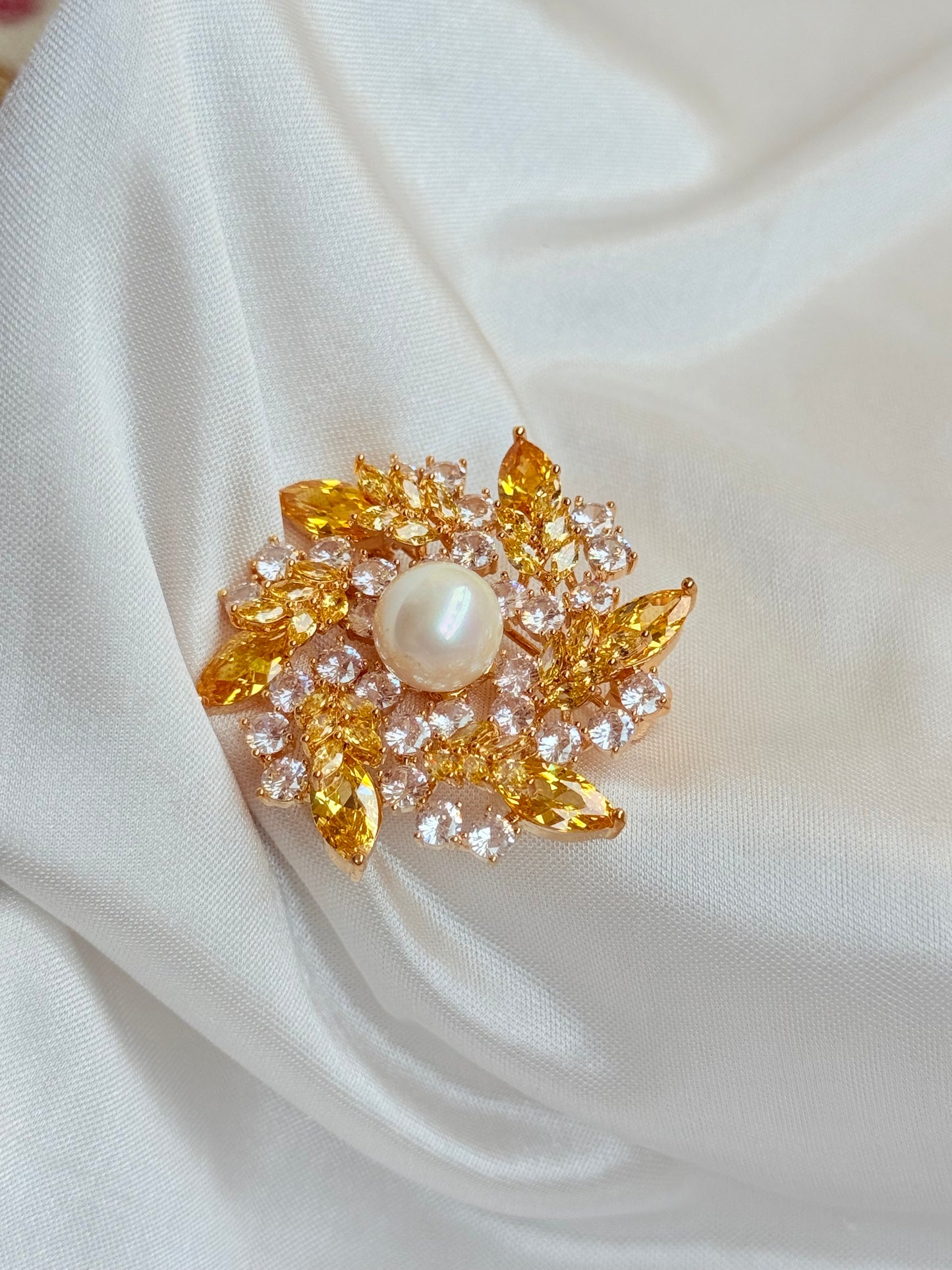 Crystal Dew Brooch