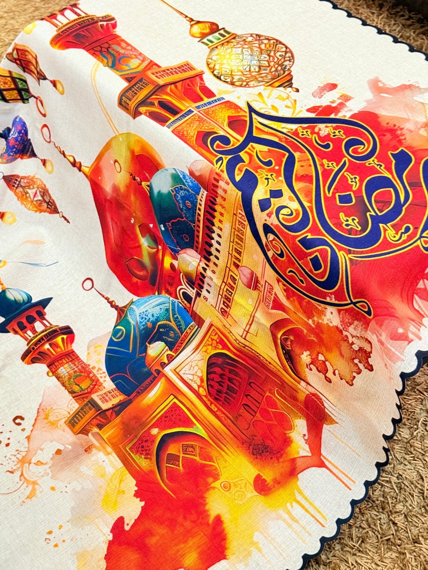 Noor Linen Table Cover