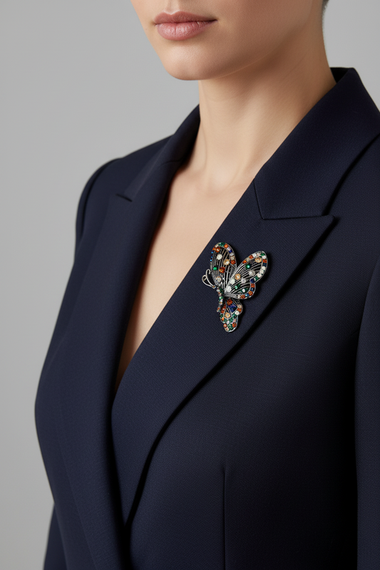 Butterfly Jewel Brooch