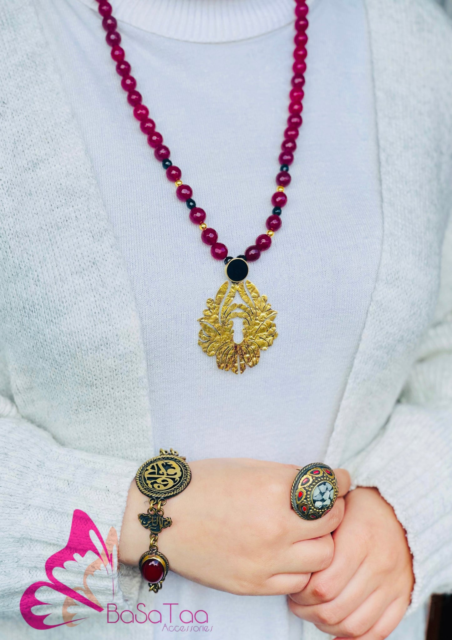 Black Eye Agate Necklace