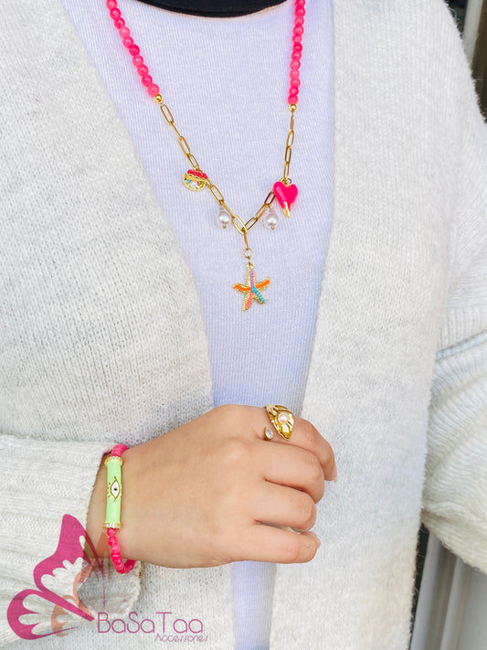 Fuchsia Lovely Necklace