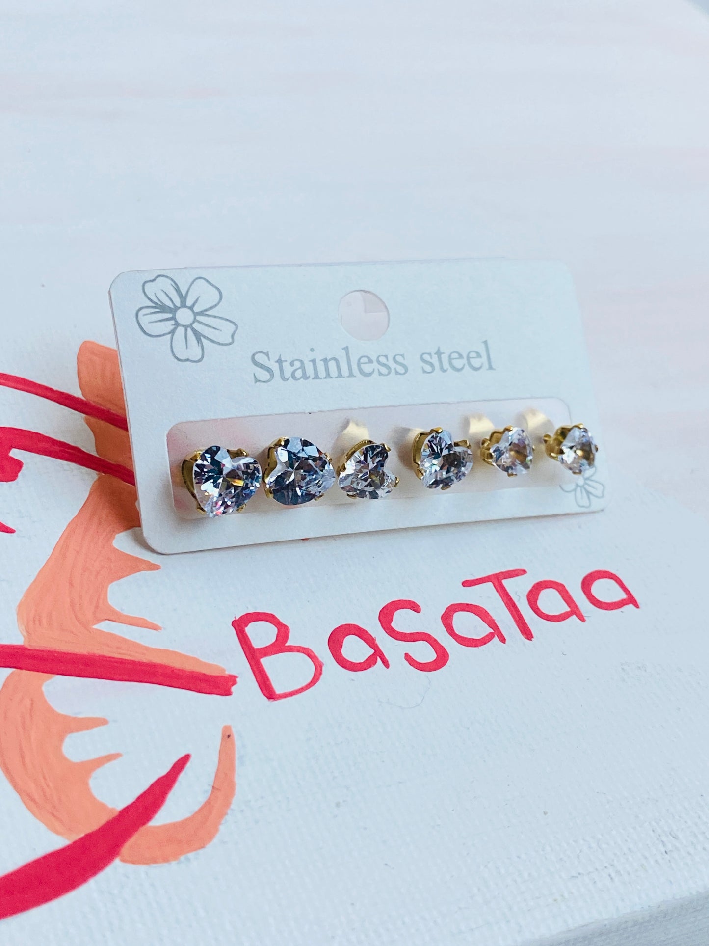 Stainless Earrings Set 05