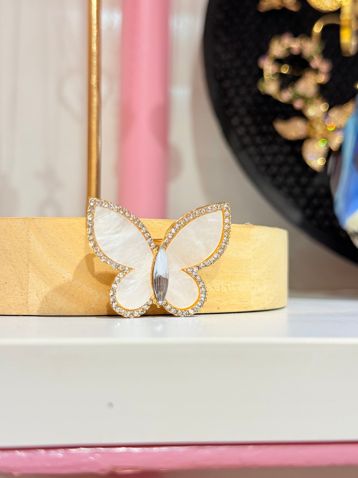 Butterfly Glow Brooch
