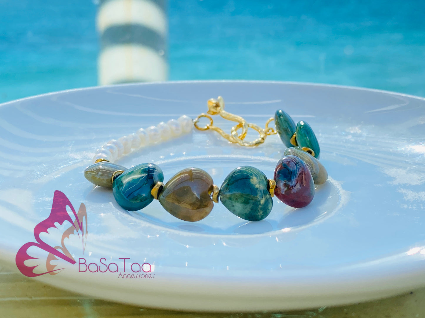 Musa Agate bracelet