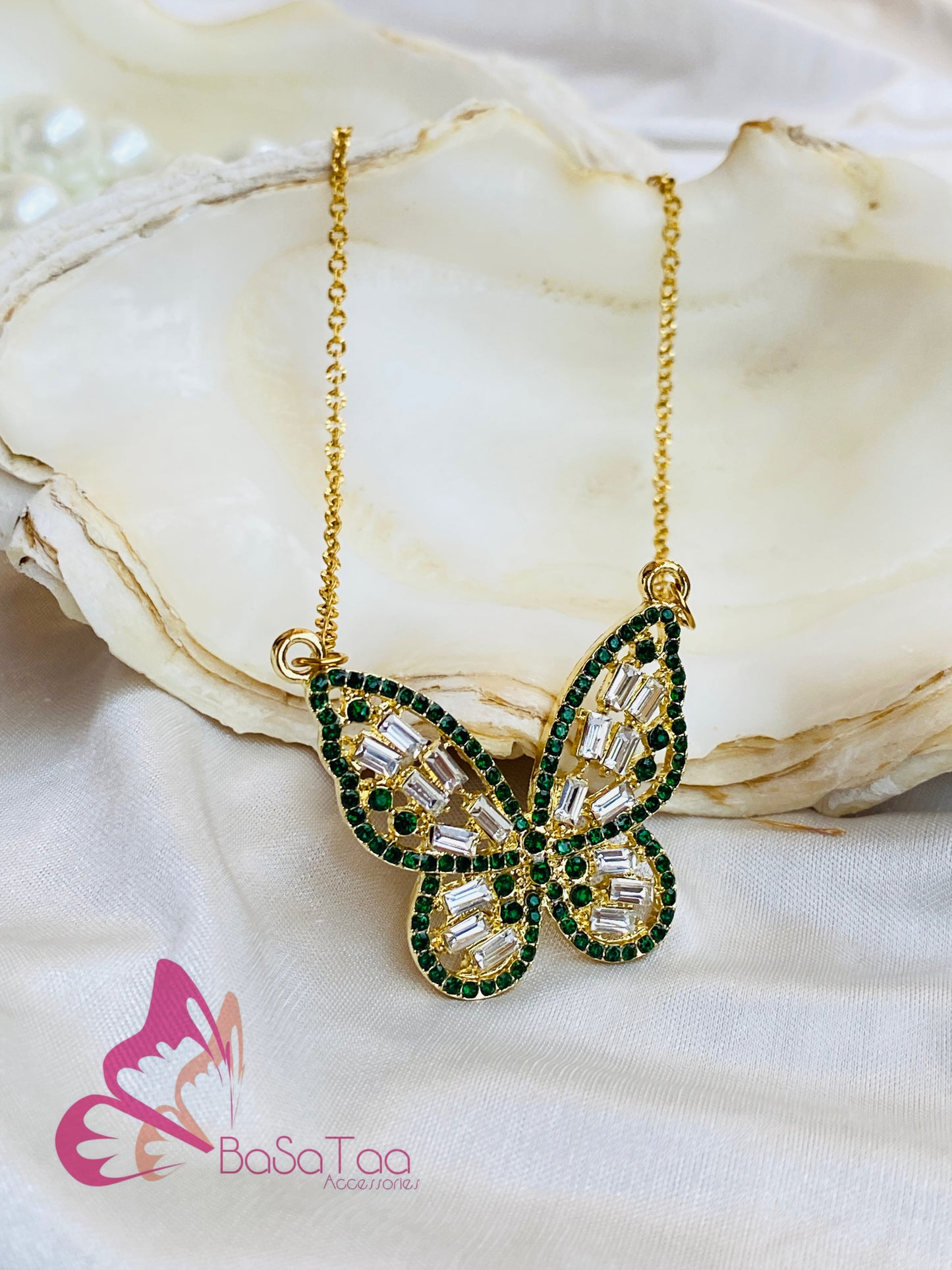 Green butterfly