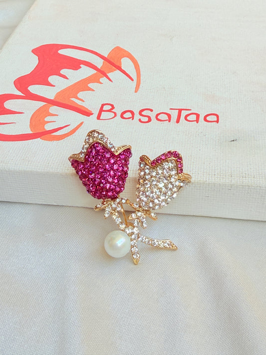 Unique Zircon Pin