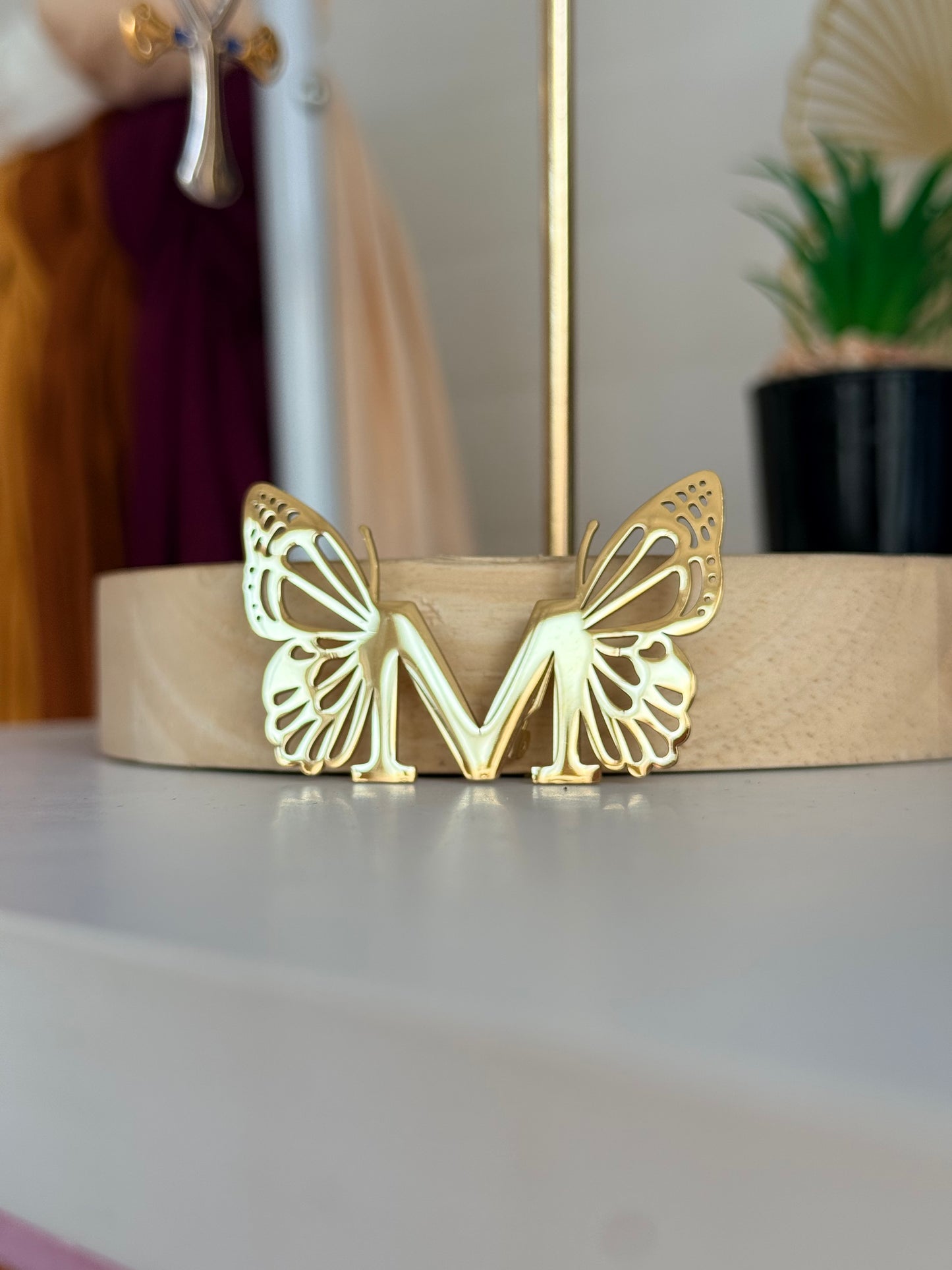 M Wings Brooch