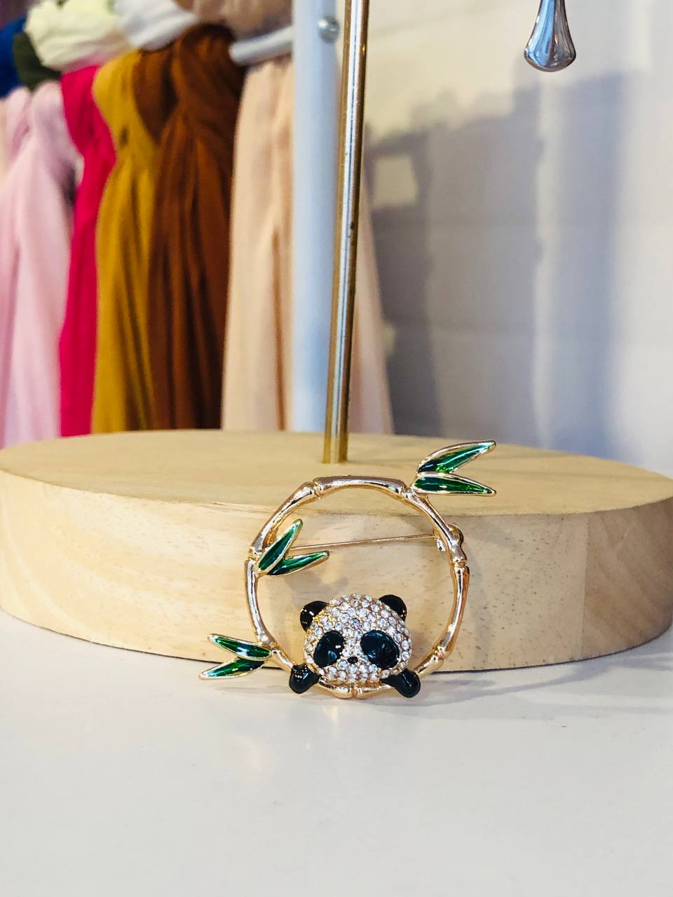 Little Panda’s Window Brooch