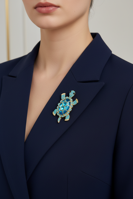 Ocean Turtle Brooch
