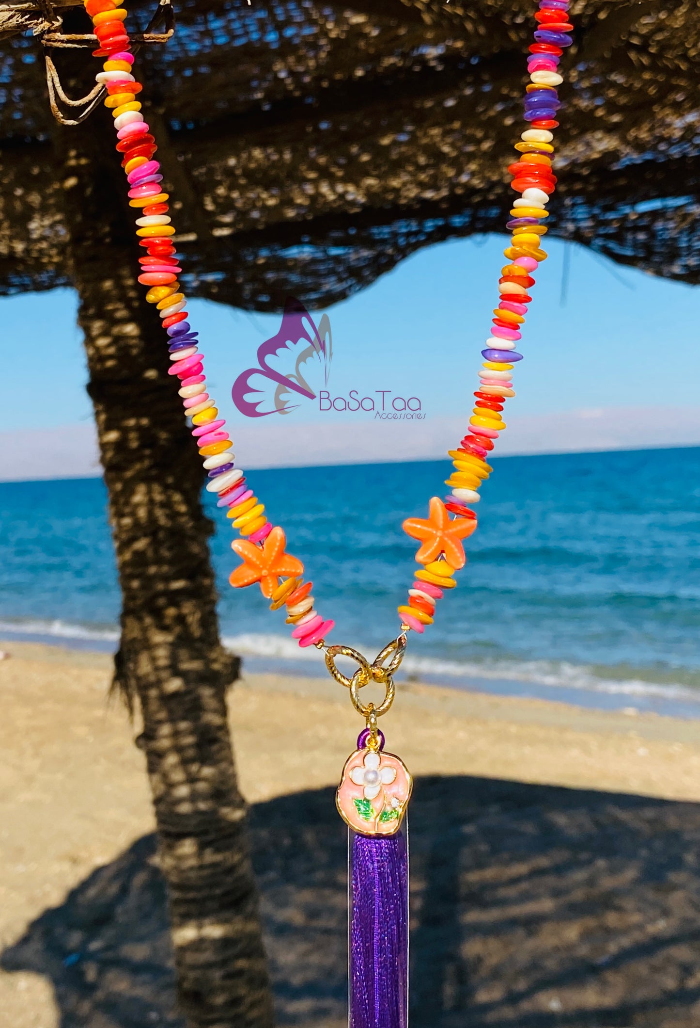Orange Shake Necklace