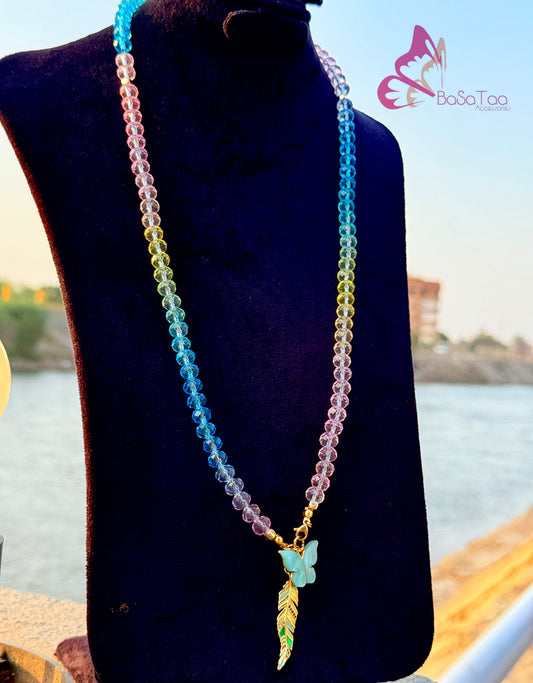 Pastel Wearable Sebha & Necklace