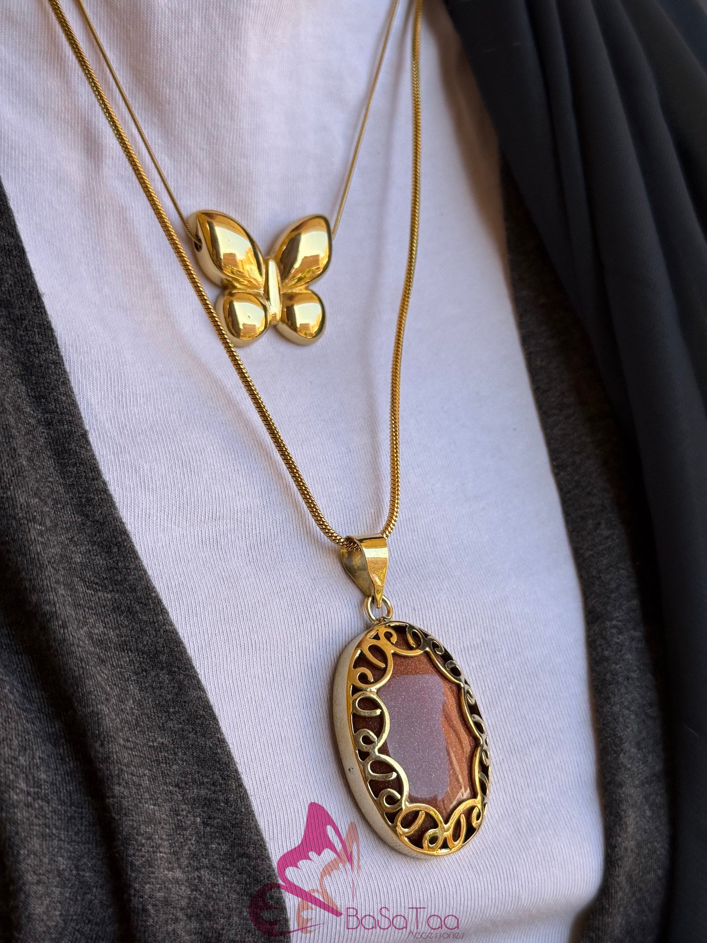 Nogomi Agate Necklace ( Long One )