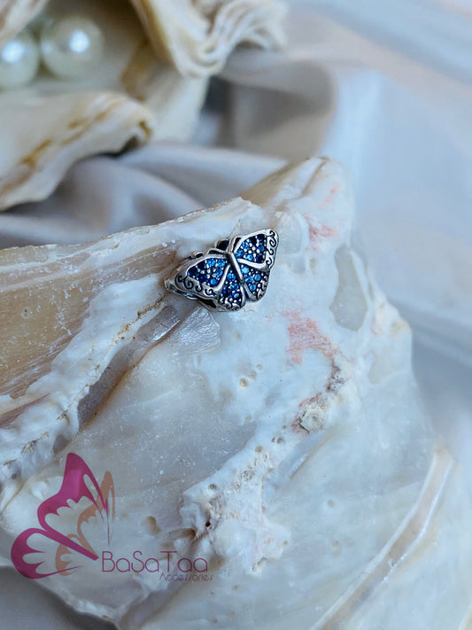 Blue Butterfly Charm