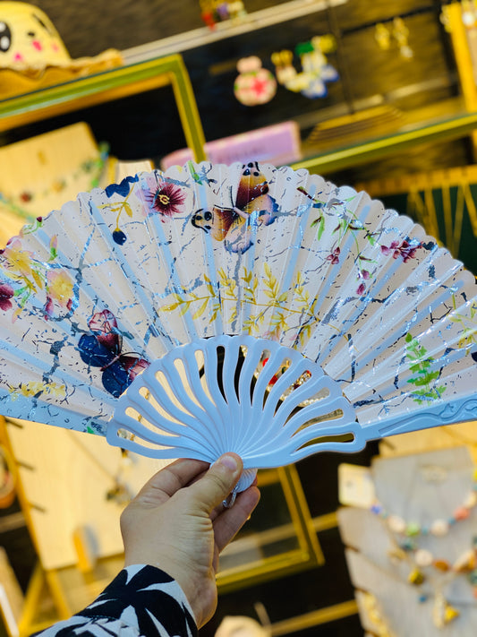Butterflies Garden Fan