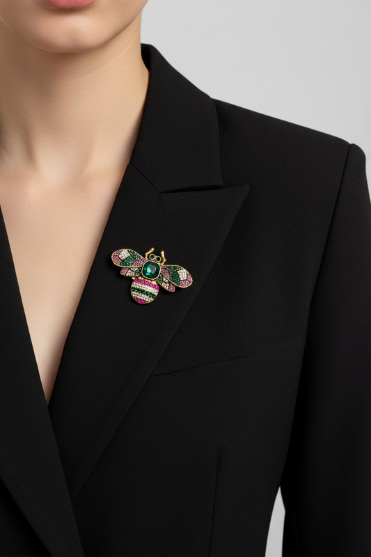 Honey Jewel Brooch